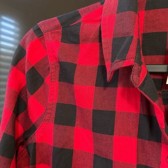 Madewell Flannel Tie-Front Shirt - Picture 4 of 7